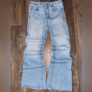 American Eagle Outfitters Light Blue Flare Jeans
